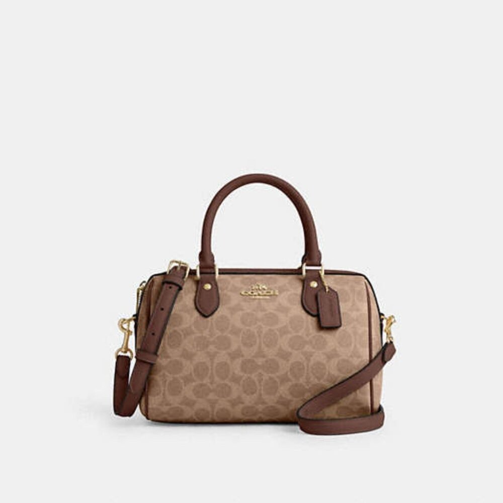 Rowan Satchel Bag In Signature Canvas - image 1